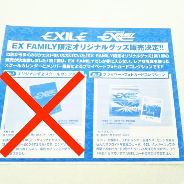 エグザイル プライベートフォトカードコレクション ファンクラブ限定 激レア！！！