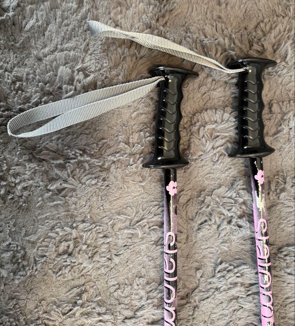 子供用スキー3点セット　KAZAMA板 90cm / ブーツ 20cm/ストック