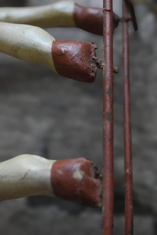 フランスアンティーク馬のオブジェ　西洋民藝　ジャンク品