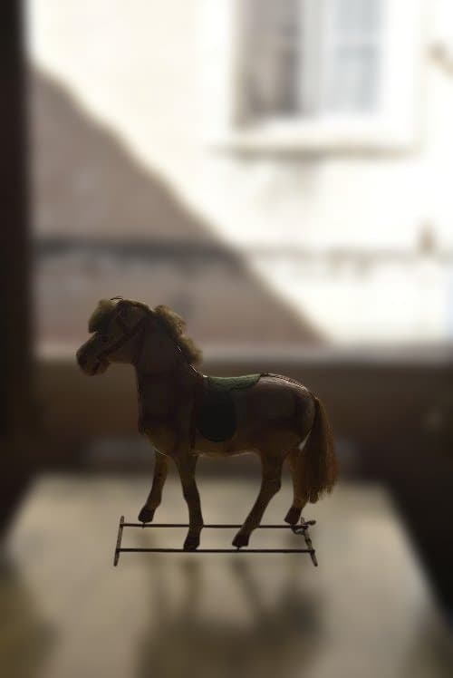 フランスアンティーク馬のオブジェ　西洋民藝　ジャンク品