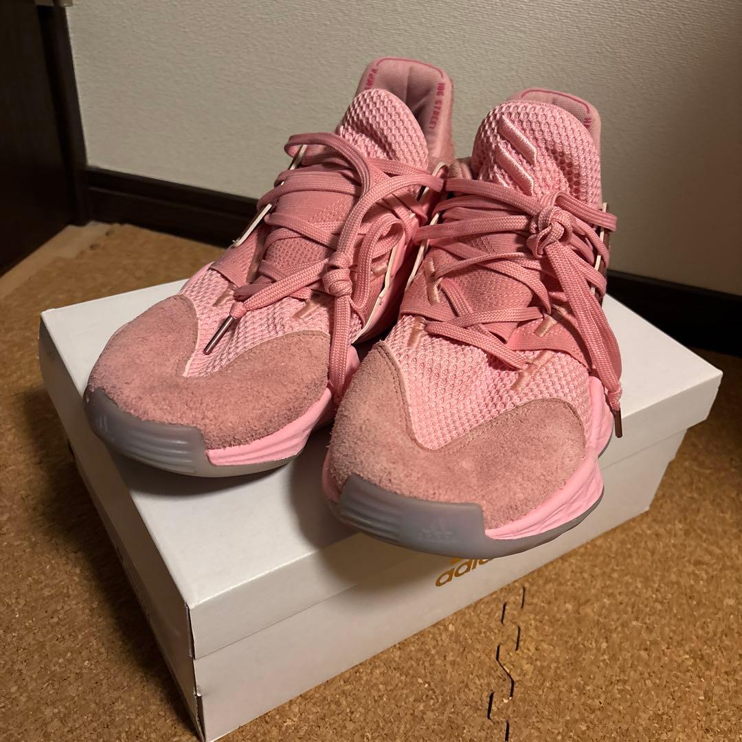 シューズ(男性用) adidas harden vol 4 pink lemonade