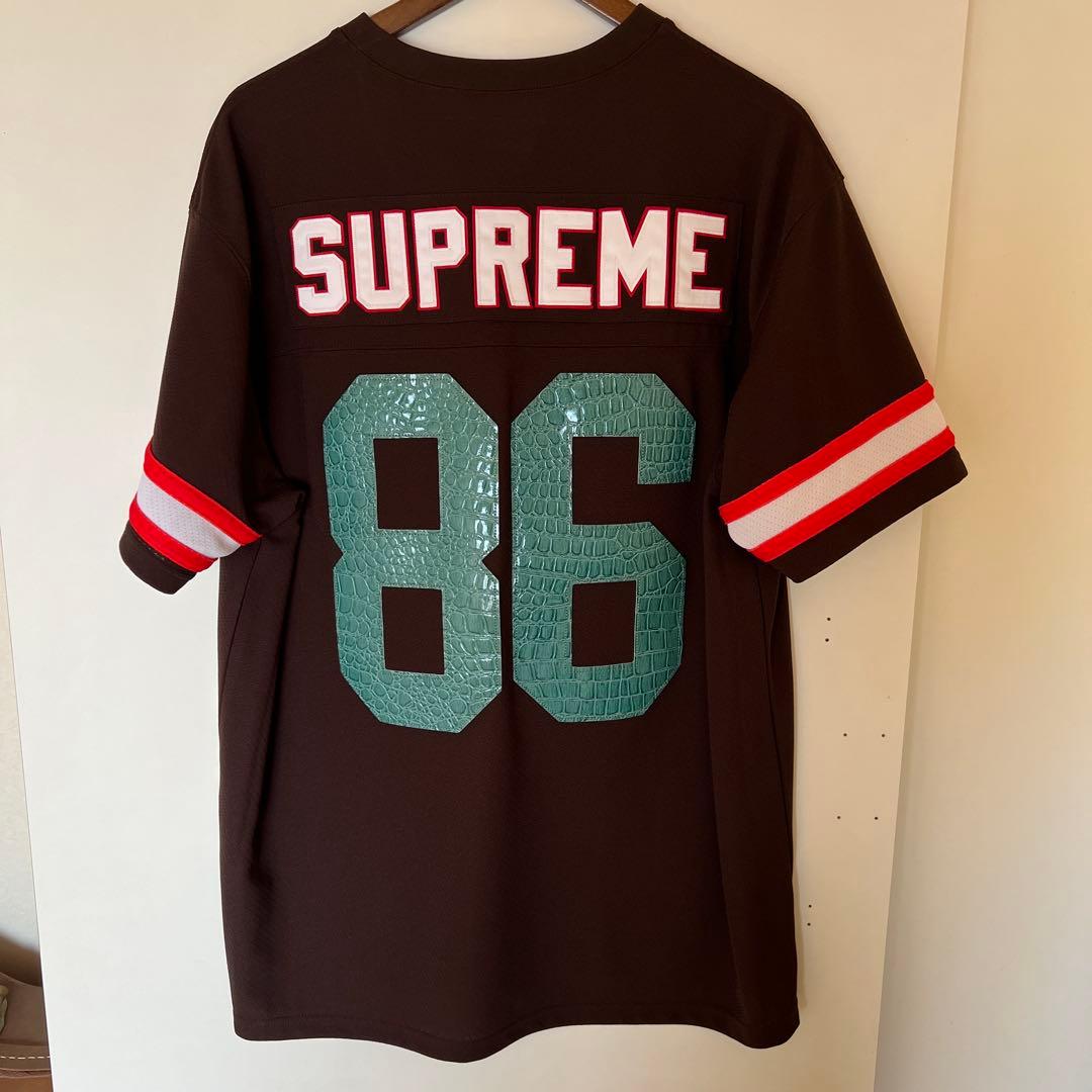 22SS Faux Croc Football Jersey TシャツXL