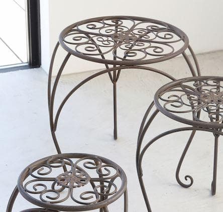 ラスティ フラワースタンド 3点セット コベントガーデン アイアン XZ-25