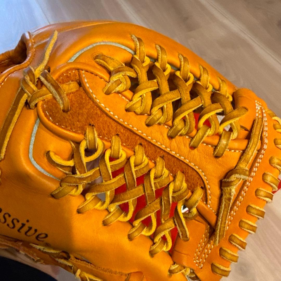 スラッガー 軟式グローブ オレンジ
