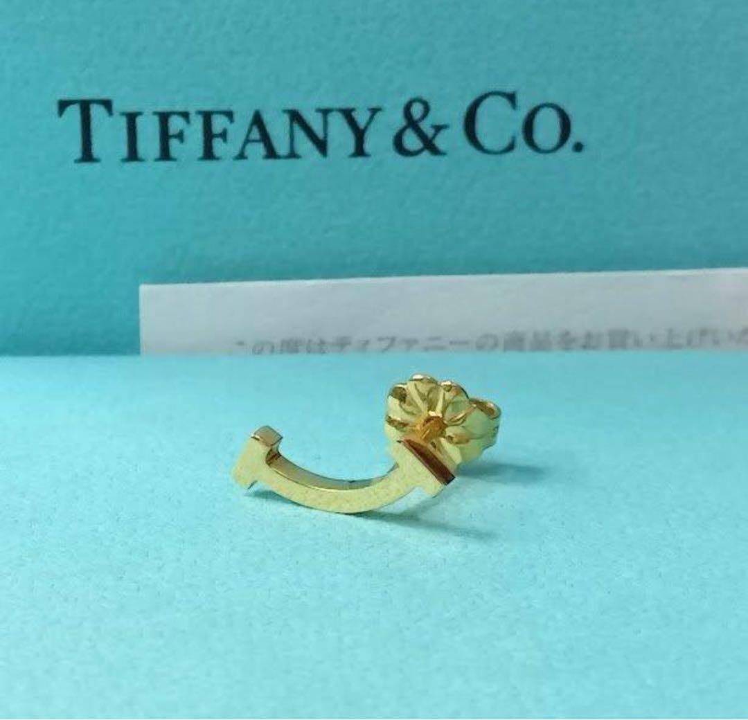 片方のみ★TIFFANY & CO. 銀座本店 T スマイル ピアス　早い者勝ち