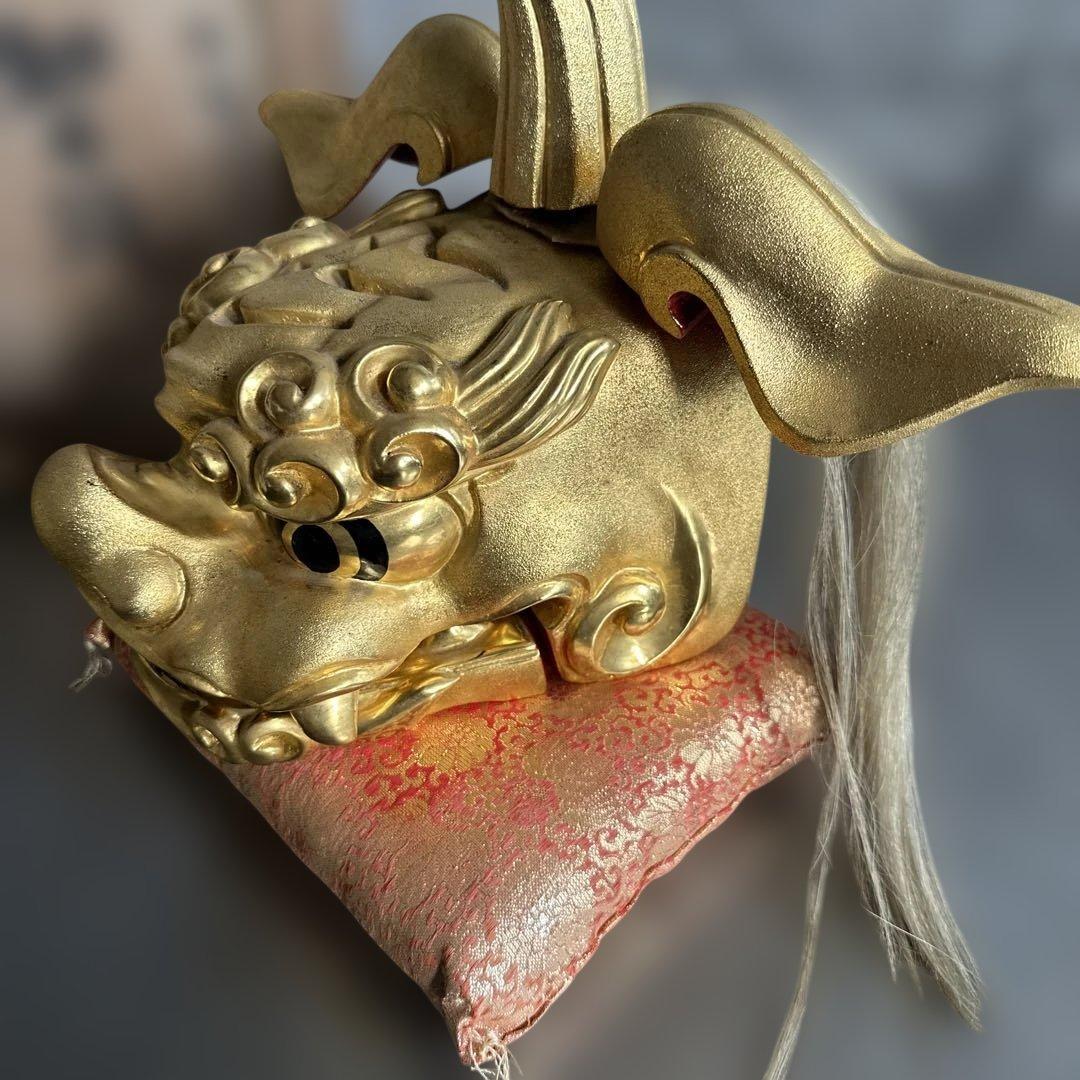 最終びっくりさらにお値下げ❣️迫力のお品‼️木彫　獅子頭