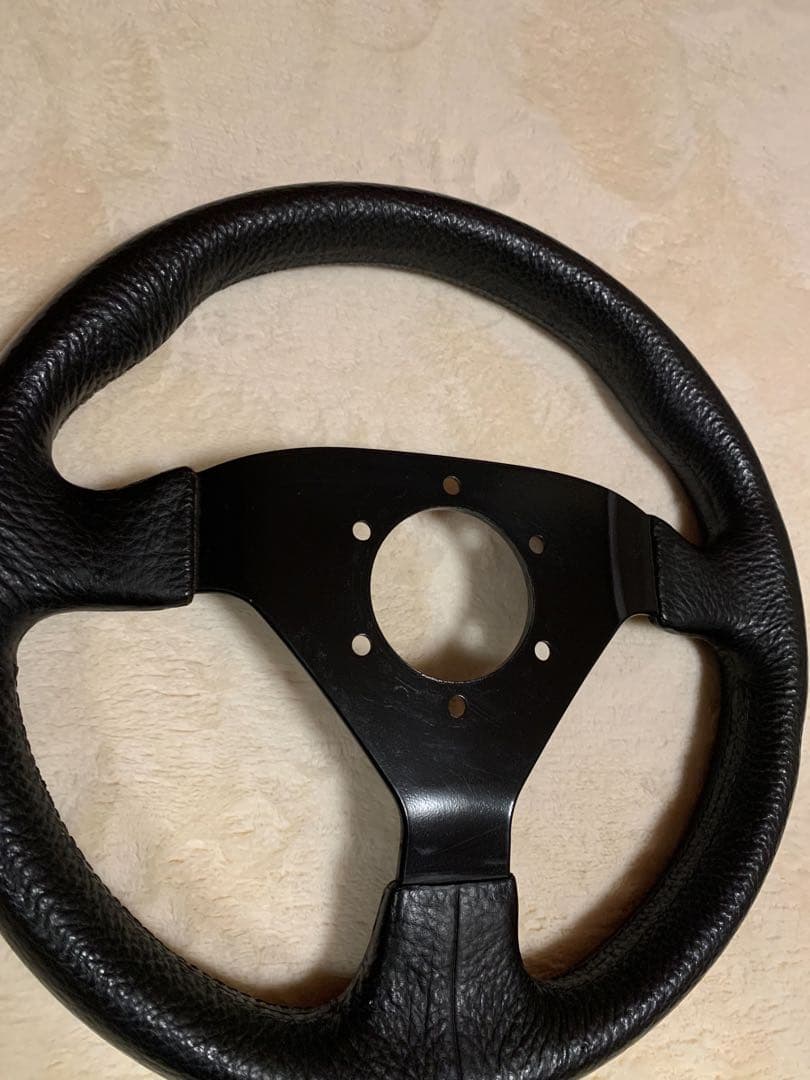 PURE ステアリングホイール 3スポーク 黒