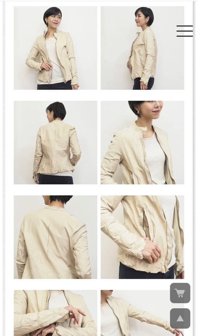 新品未使用　sissiレザー　シングルライダース