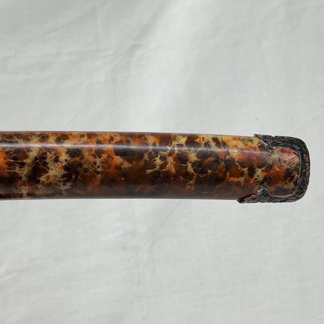 【模造】大脇差 全長86.0センチ 龍鍔 樋入り 特殊鞘 日本刀