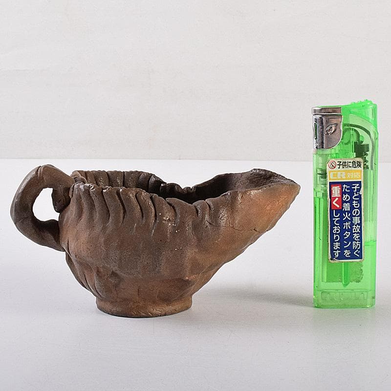 煎茶道具　南蛮手　手造　湯冷　在銘　時代箱　M　R7601