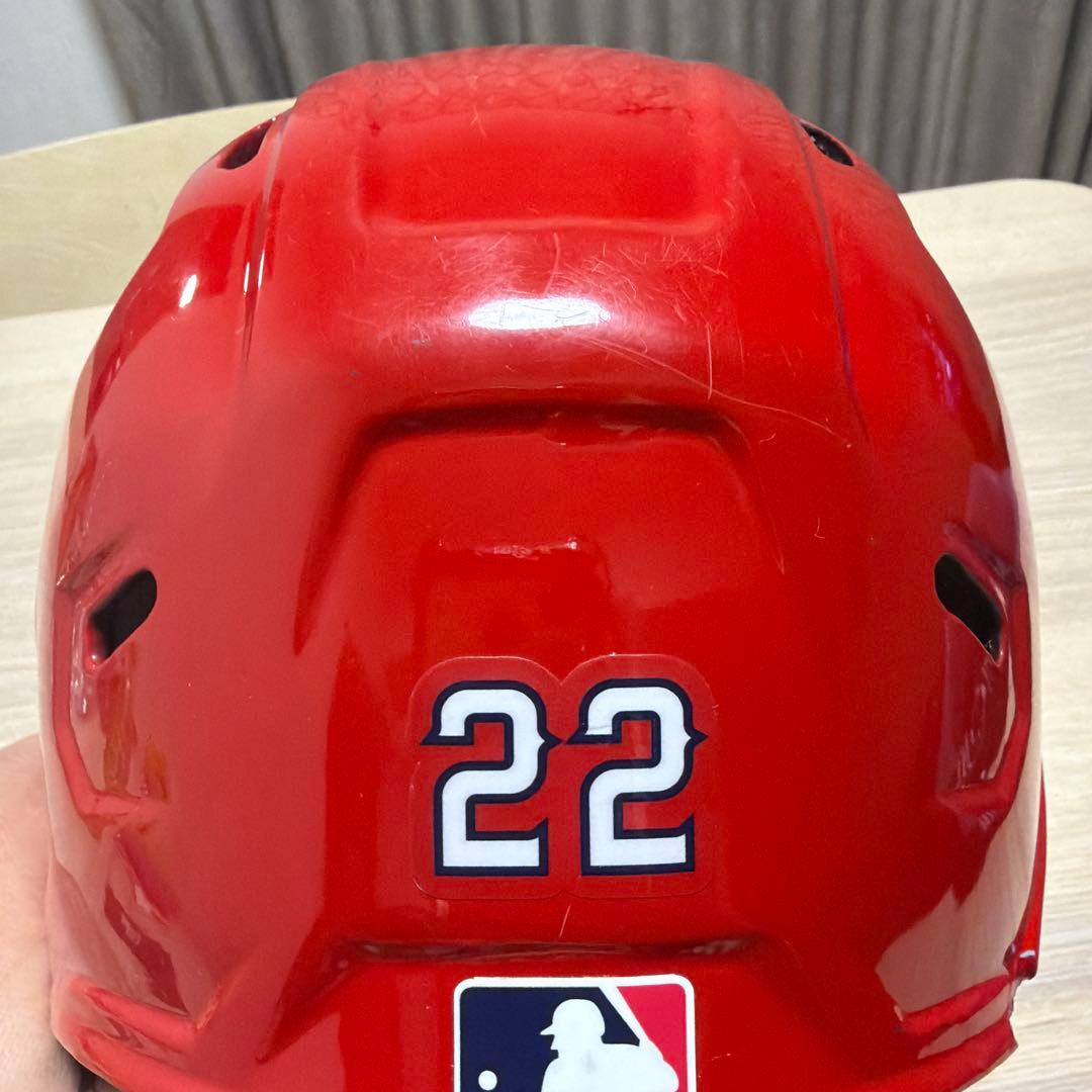 S*7様 エンゼルス　実使用ヘルメット　22 フレッチャー選手