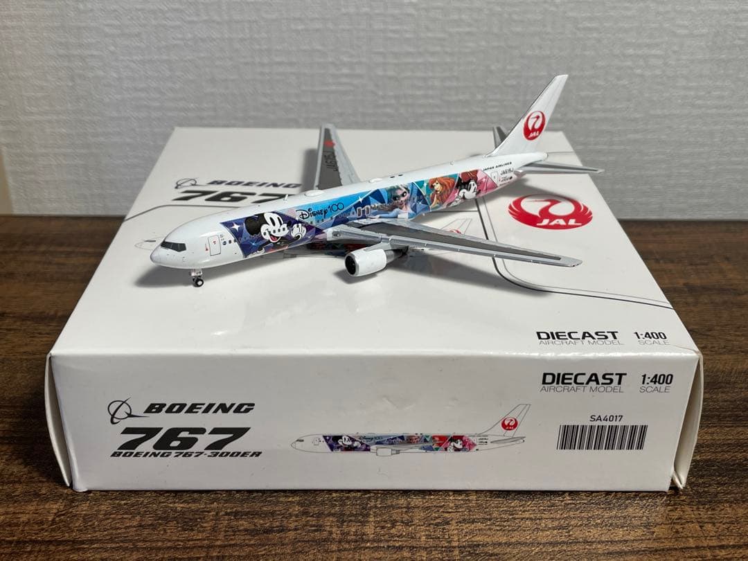 航空機・ヘリコプター JAL B767-300ER Disney100 1/400 JC Wings