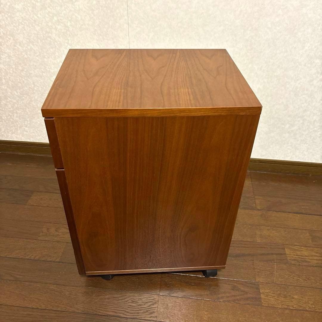 【良品】あずま工芸 デスクワゴン ウォールナット