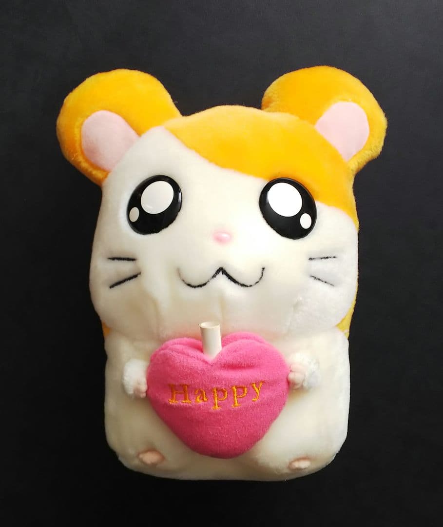 ☆稀少☆ とっとこハム太郎 ぬいぐるみ ハート Happy レトロ