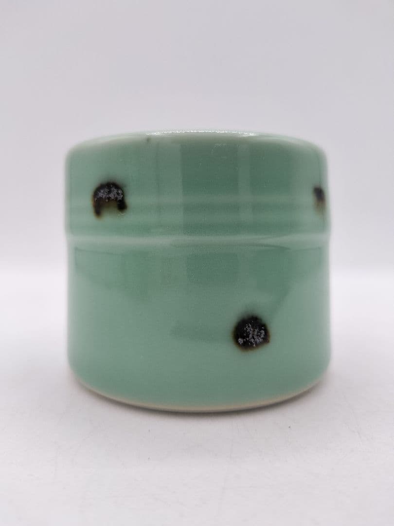 c538 【新品・未使用】皆具 飛青磁 平安手塚祥堂 茶道具