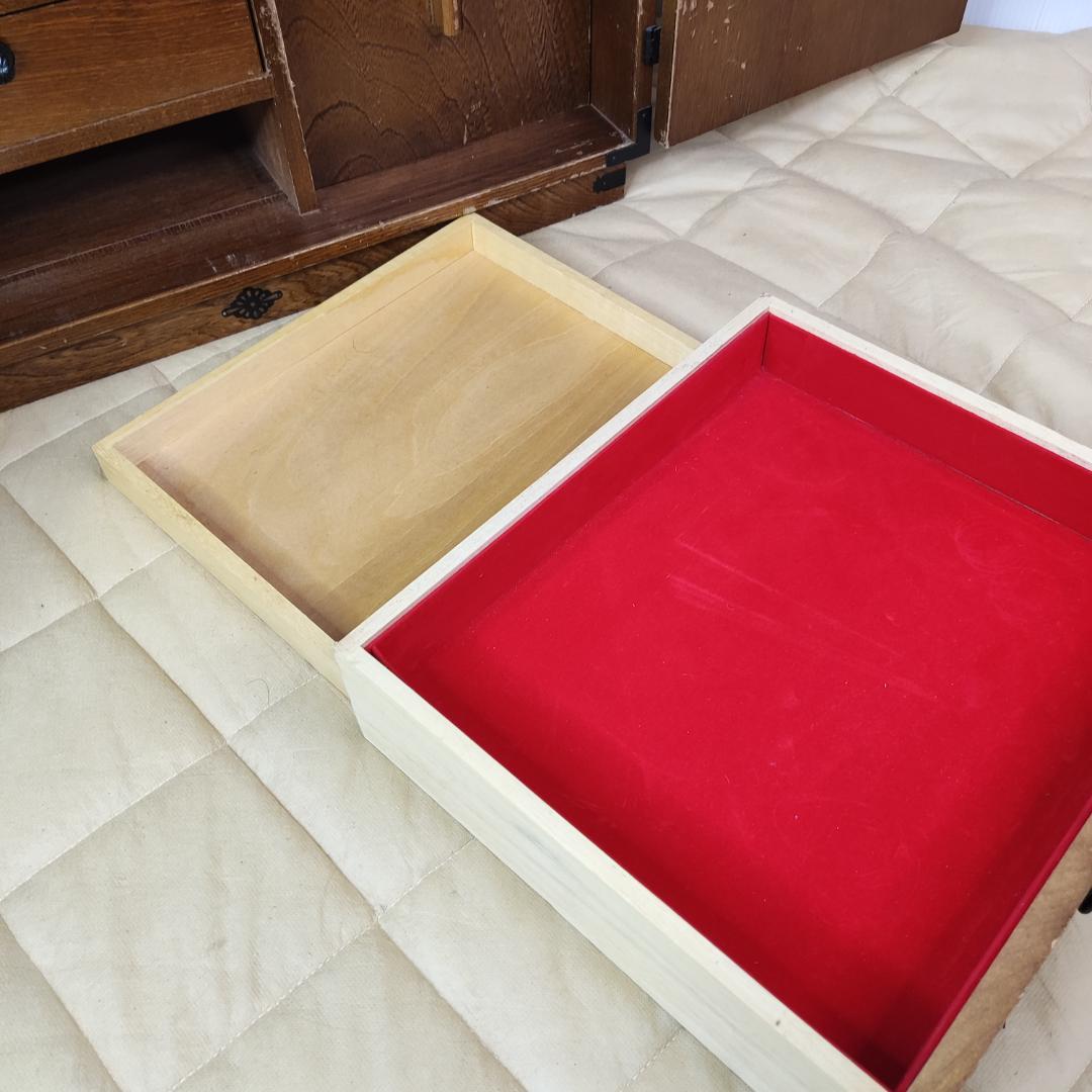 希少 鍵付き　箪笥 裁縫箱 木箱 からくり 隠し有り 古道具 和ダンス レトロ