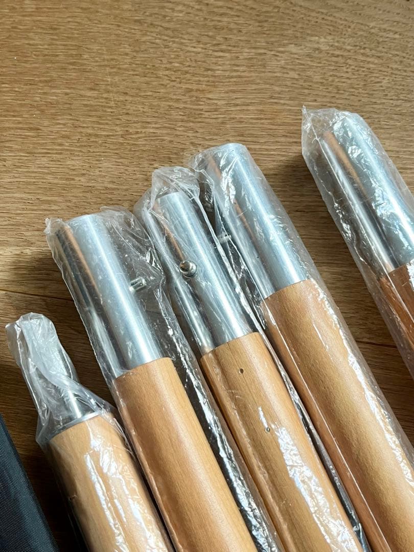 DOD ビッグタープポール　XP5-507-WD 2本セット　ウッド