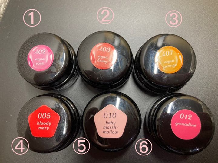 カラージェル6色セット♡Jelly Nail
