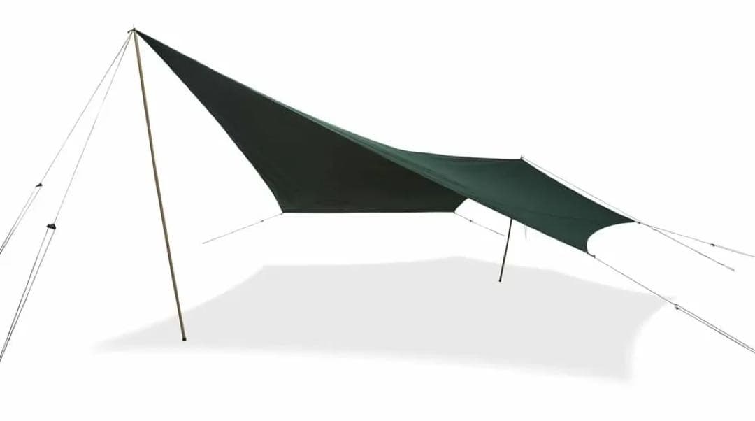 美品【 ワークマン 】高撥水TCタープ 450×450 workman キャンプ