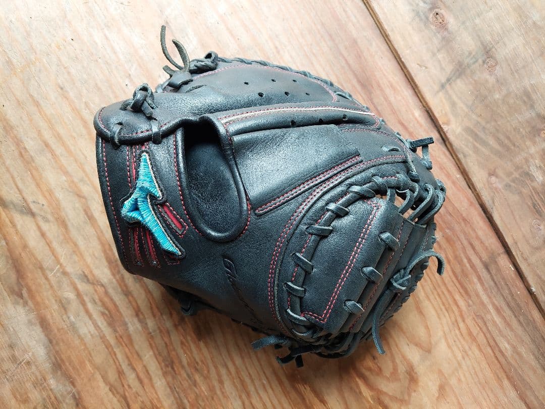 ミズノ　軟式学童用キャッチーミット ダイバシティブルーオーダー品