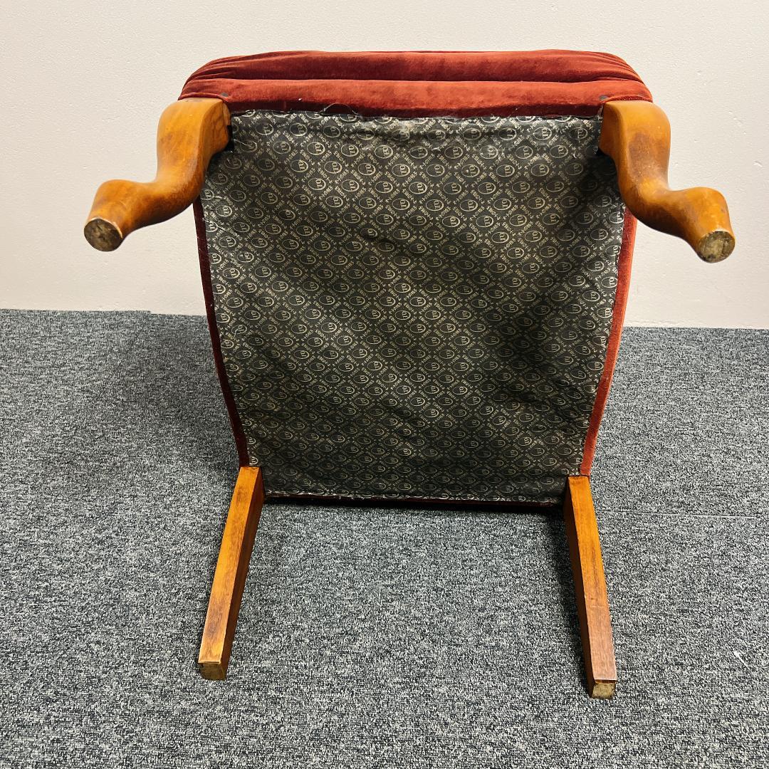 オートの椅子　アンティーク　レトロ　昭和　ダイニングチェア　デスクチェア