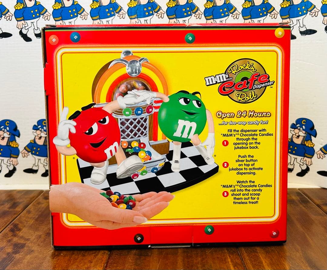 アメコミ m&m's JUKEBOX ROCK'N'ROLLCAFE dispenser