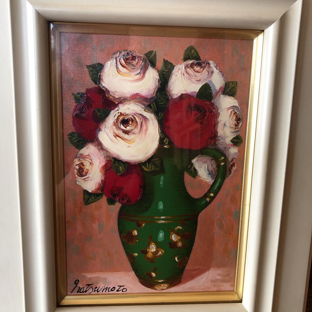 つるバラ　マツモト作　絵画