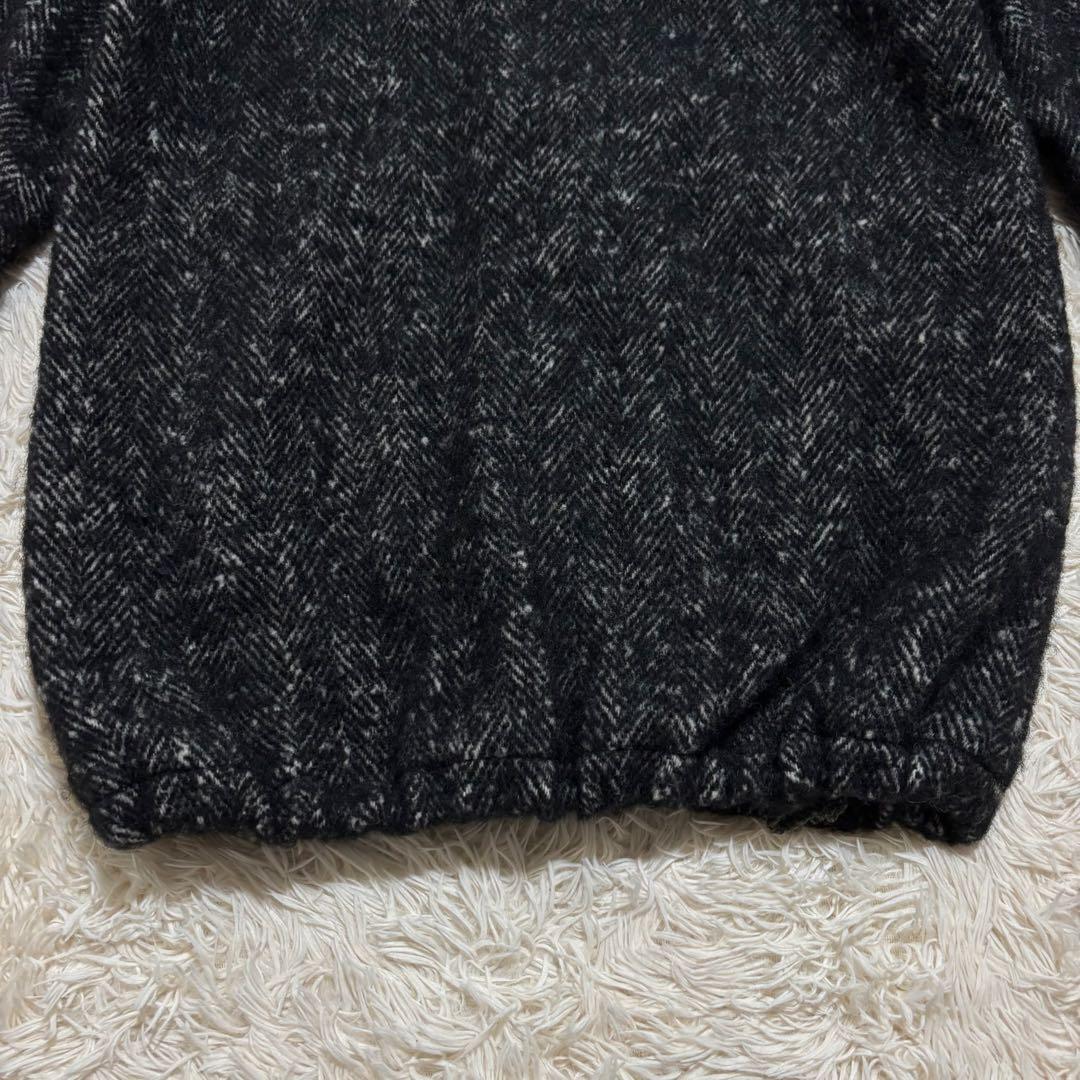 美品★ドゥルカマラ ヘリンボーン フード コート ドロップショルダー サイズ0