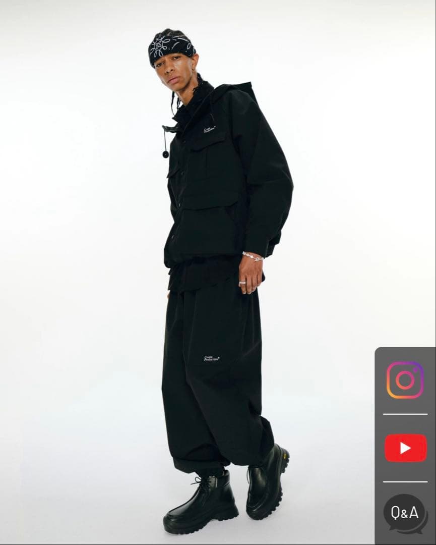 美品COOTIE T/C Weather Hooded Shell Jacket