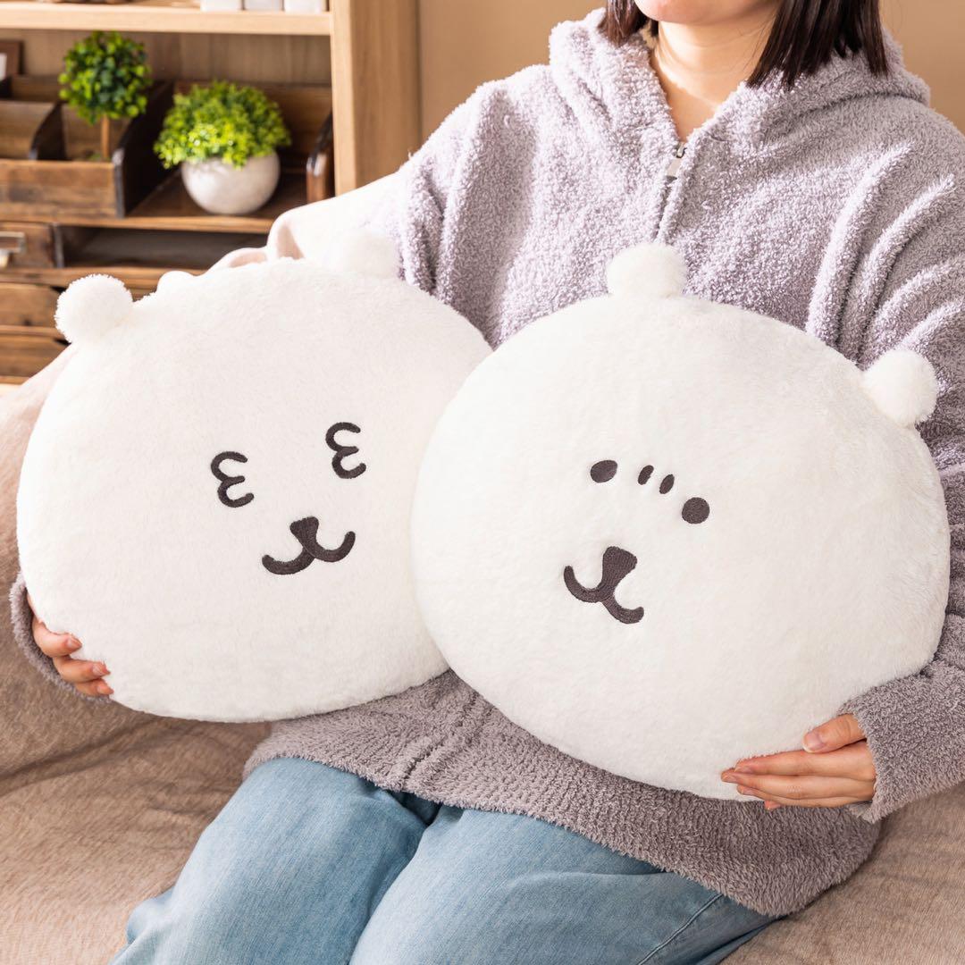 【2点セット】くまだらけぬいぐるみくじ Ｃ賞 おかおクッション ねむいよ やるか