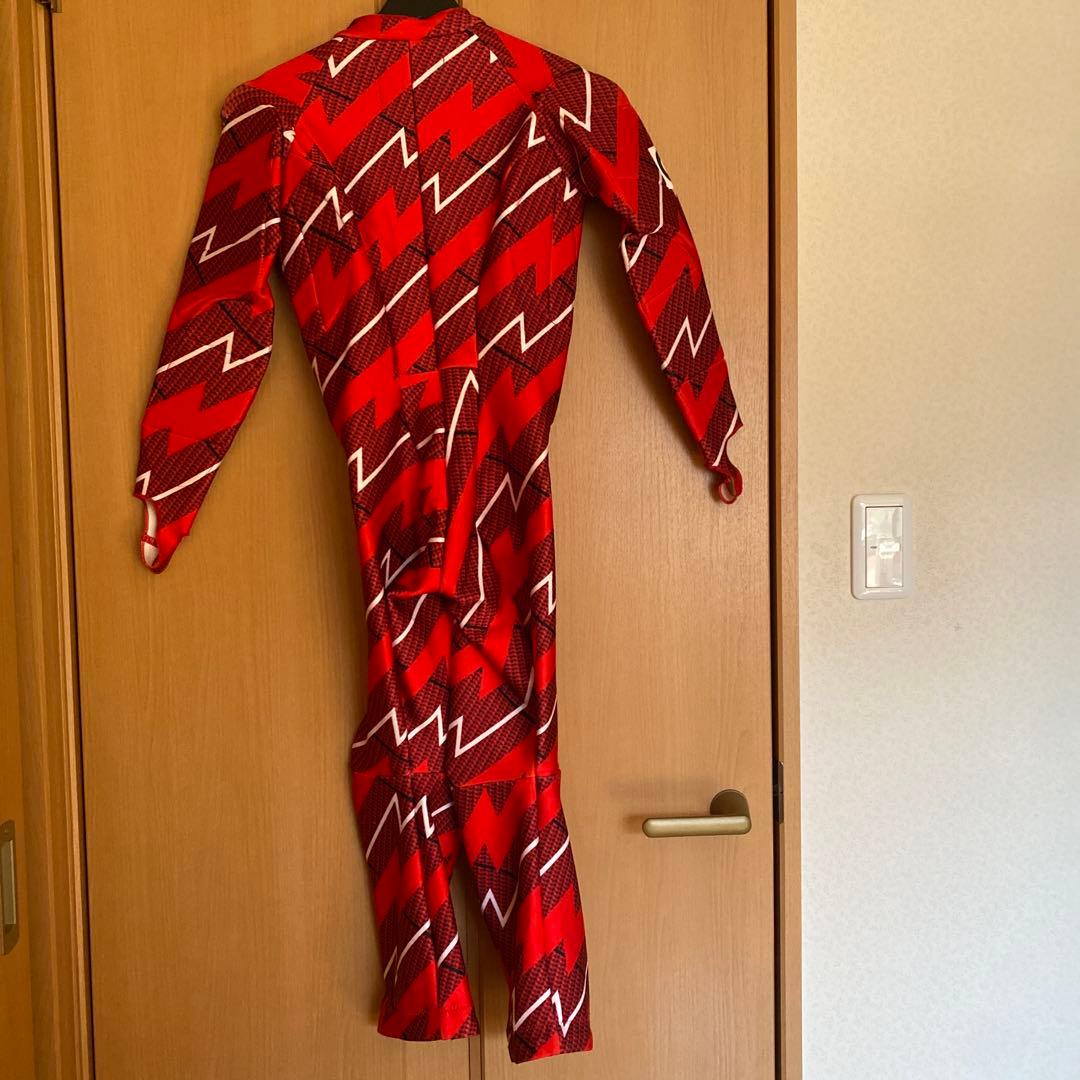 子ども用スキーウェア レッド　150 新品　ワンピース　ワンピ　スキー