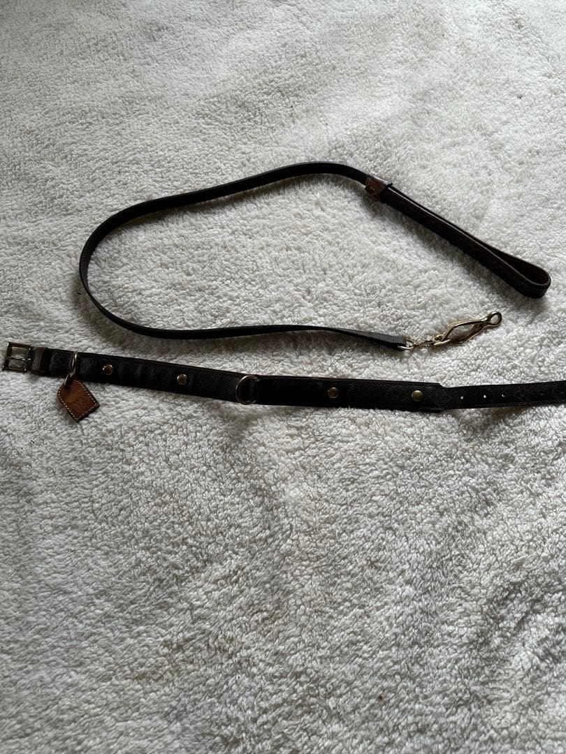 LOUIS VUITTON ドッグカラー　リード 約120cm 【最終お値引き】