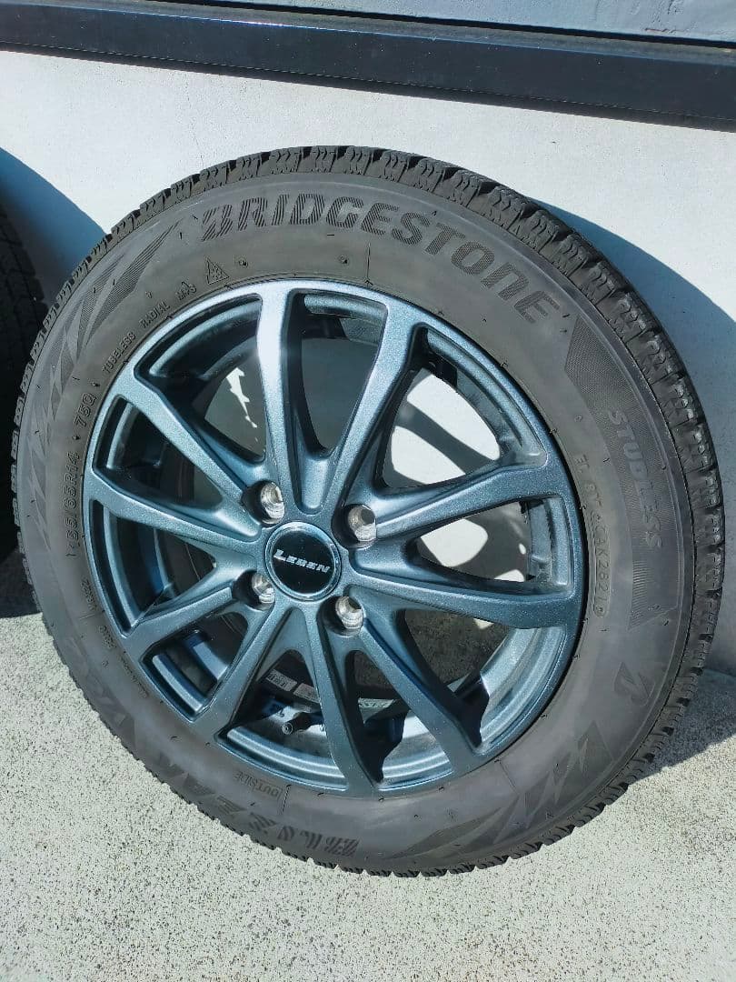 ブリヂストンVRX2 タイヤホイールセット 155/65R14 2本 NO.①