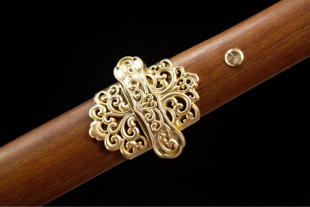 繁花唐横刀 模造刀 居合刀 武士道 武具 漢剣 唐刀 龍泉剣 手鍛造打