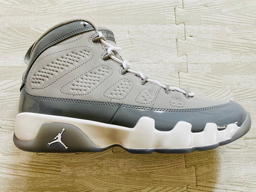 シューズ(男性用) AIR JORDAN 9 RETRO COOL GREY-WHITE 28cm