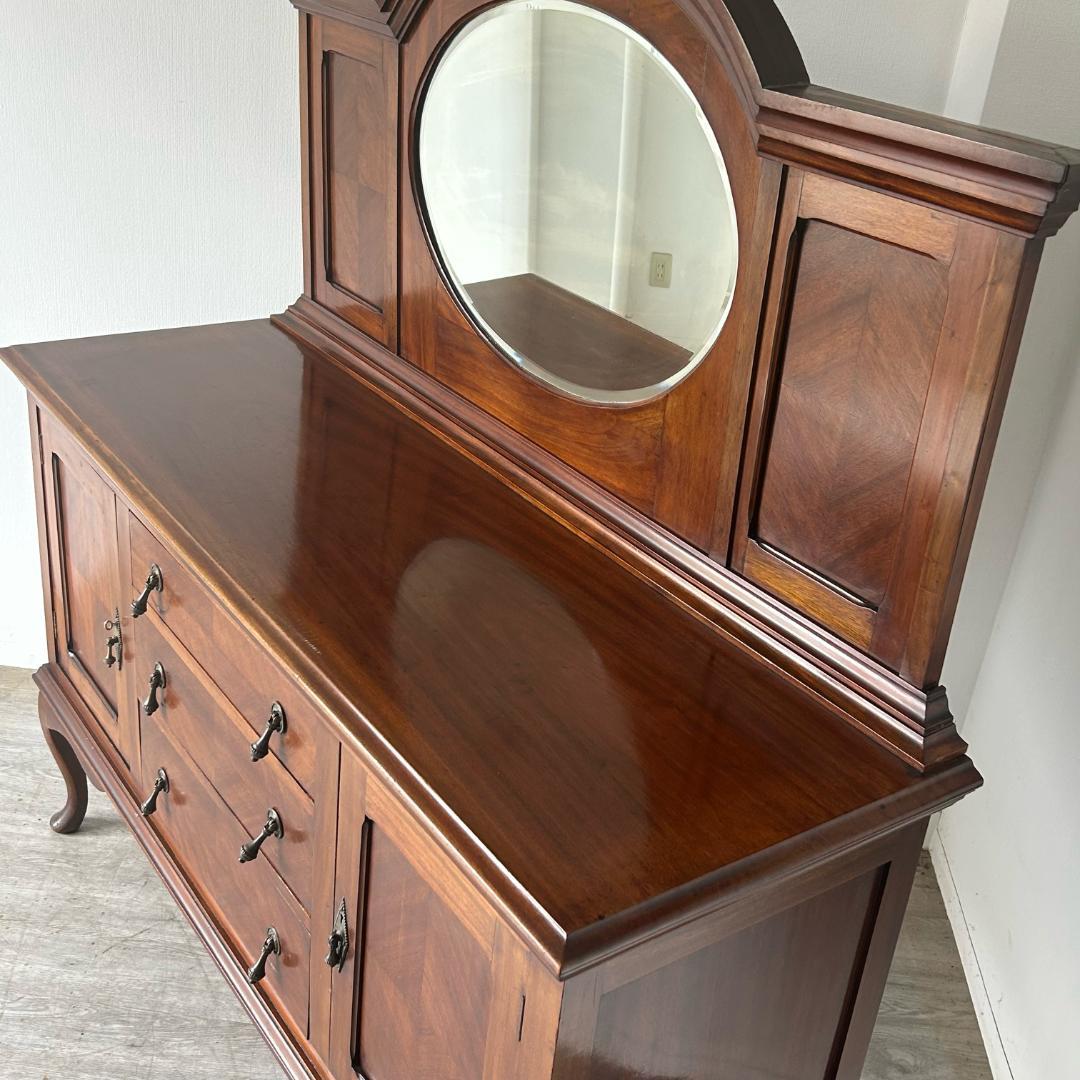 イギリス アンティーク 家具 ミラーバックサイドボード 1930年頃 610A