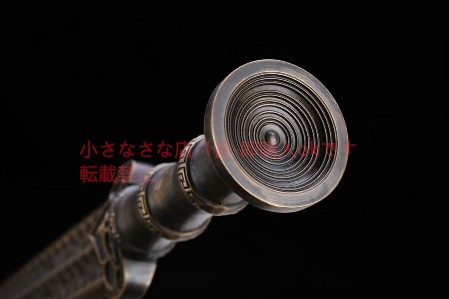 越王勾践剣-黄銅 古兵器 武具　刀装具　日本刀　模造刀 居合刀