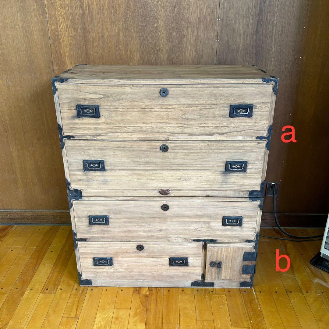 古箪笥 店舗什器 棚　a