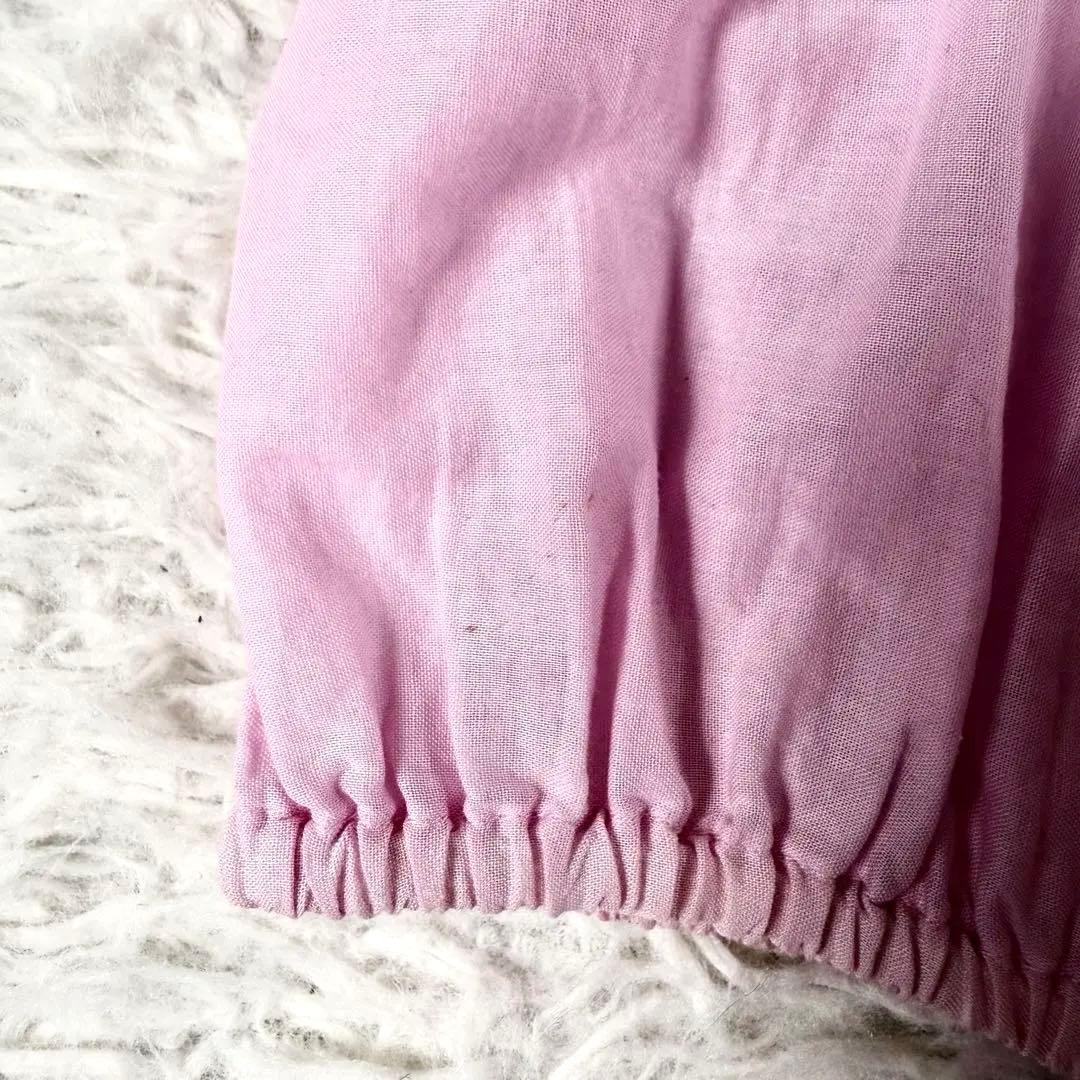 マーレット ARBOR ティアード ワンピース ピマコットン ピンク XS