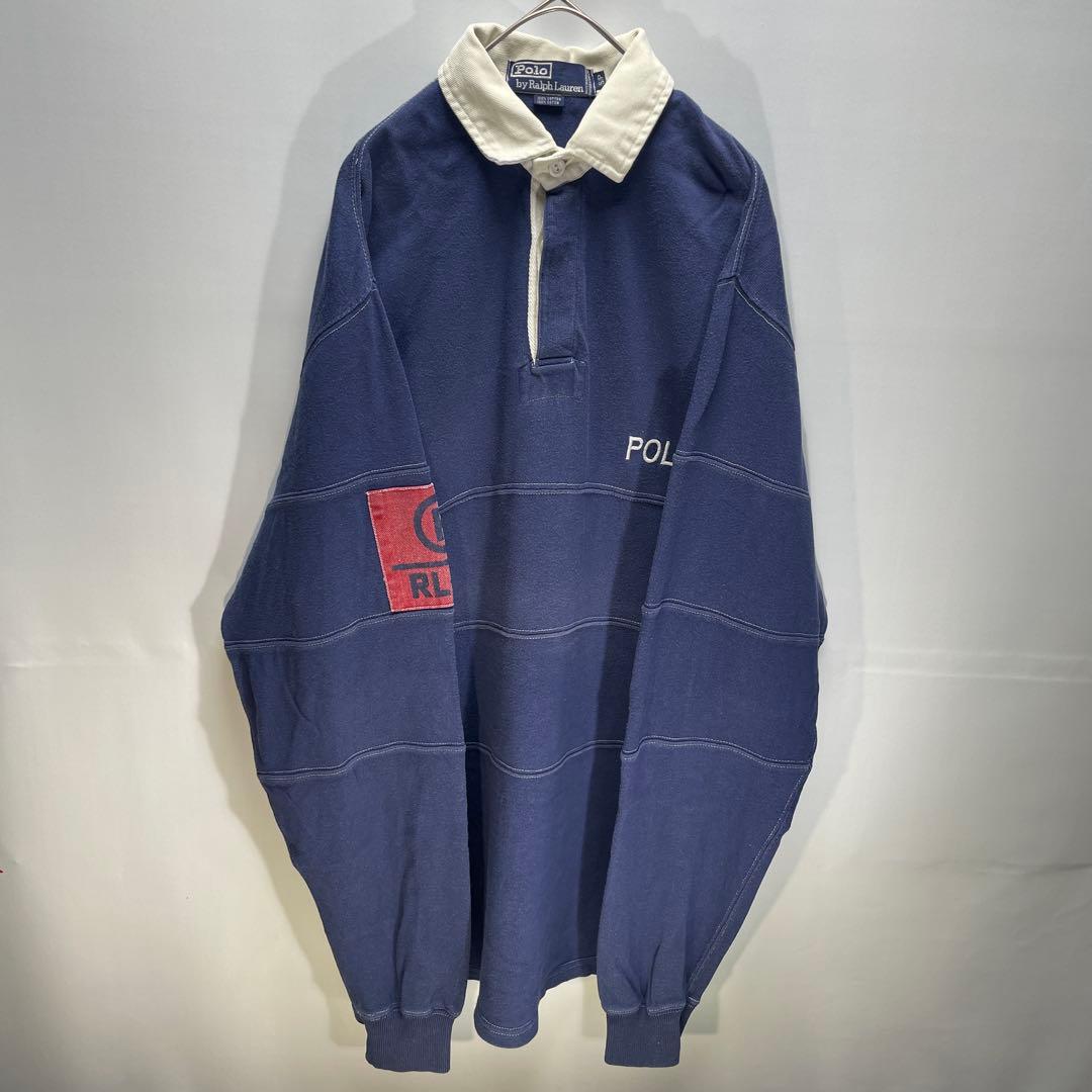 90Sポロ ラルフローレン レガッタ　CP RL-93コレクション　ラガーシャツ