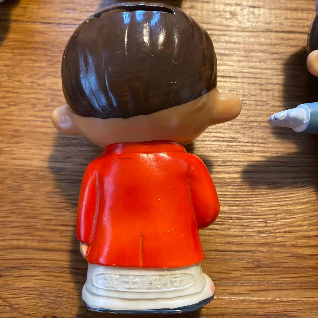 富士銀行　ぼくちゃん　貯金箱　12体