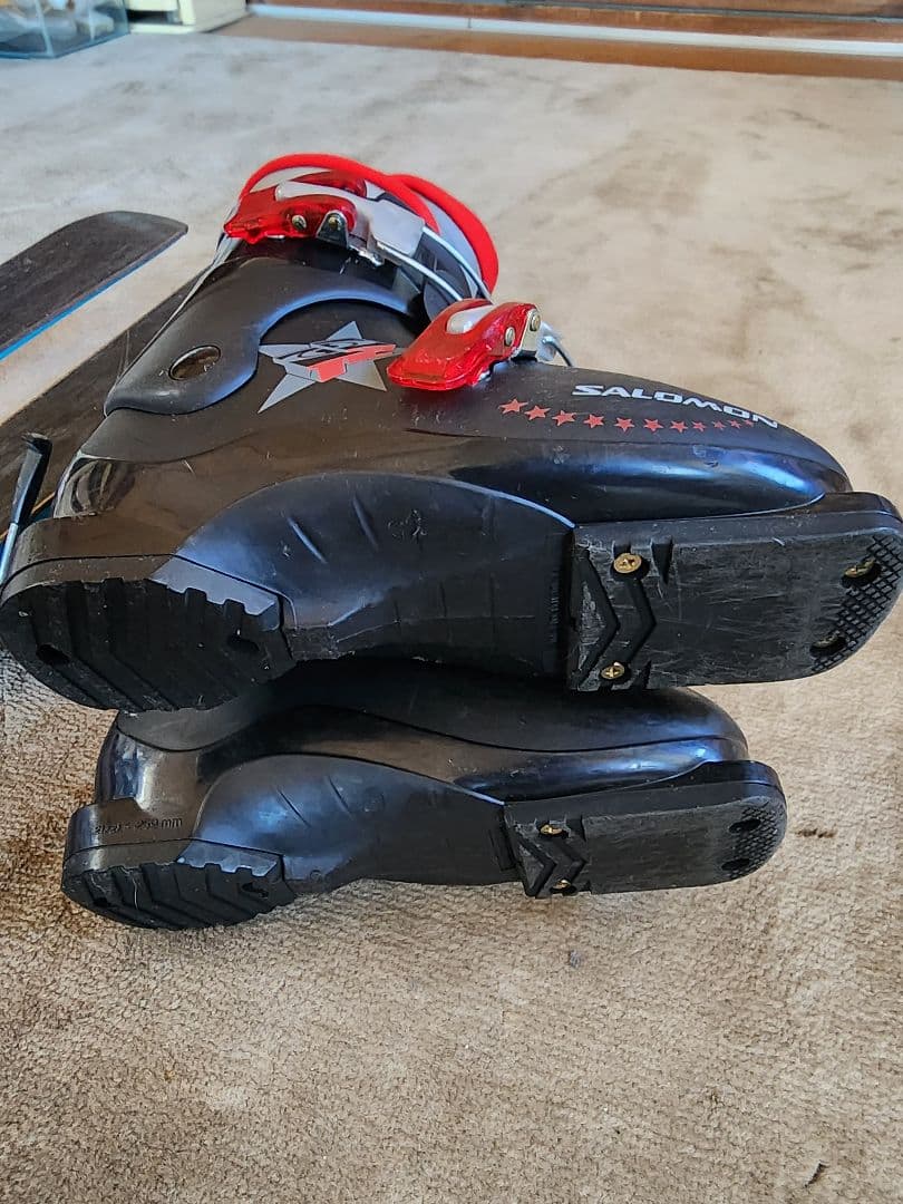 NISHIZAWA 108ジュニアカービンクスキーセット☆ブーツ21☆ストック付