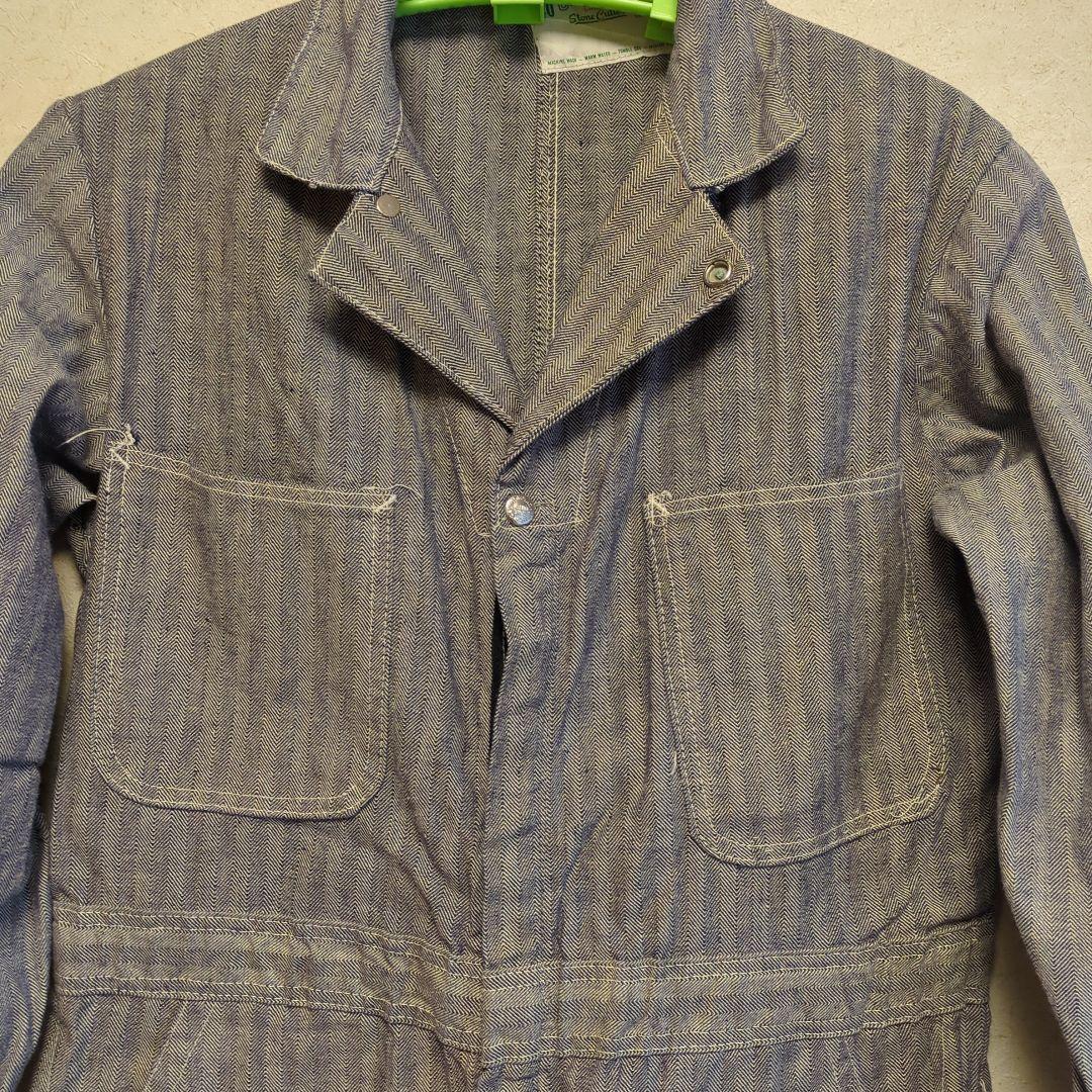 60sヴィンテージUSAユニバーサルオーバーオールHBヘリンボーンオールインワン