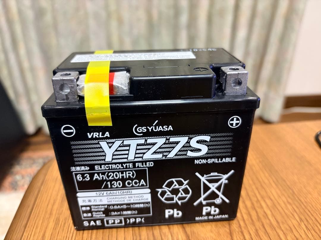 GSユアサ YT7S バッテリー 6.3Ah 130CCA 日本製