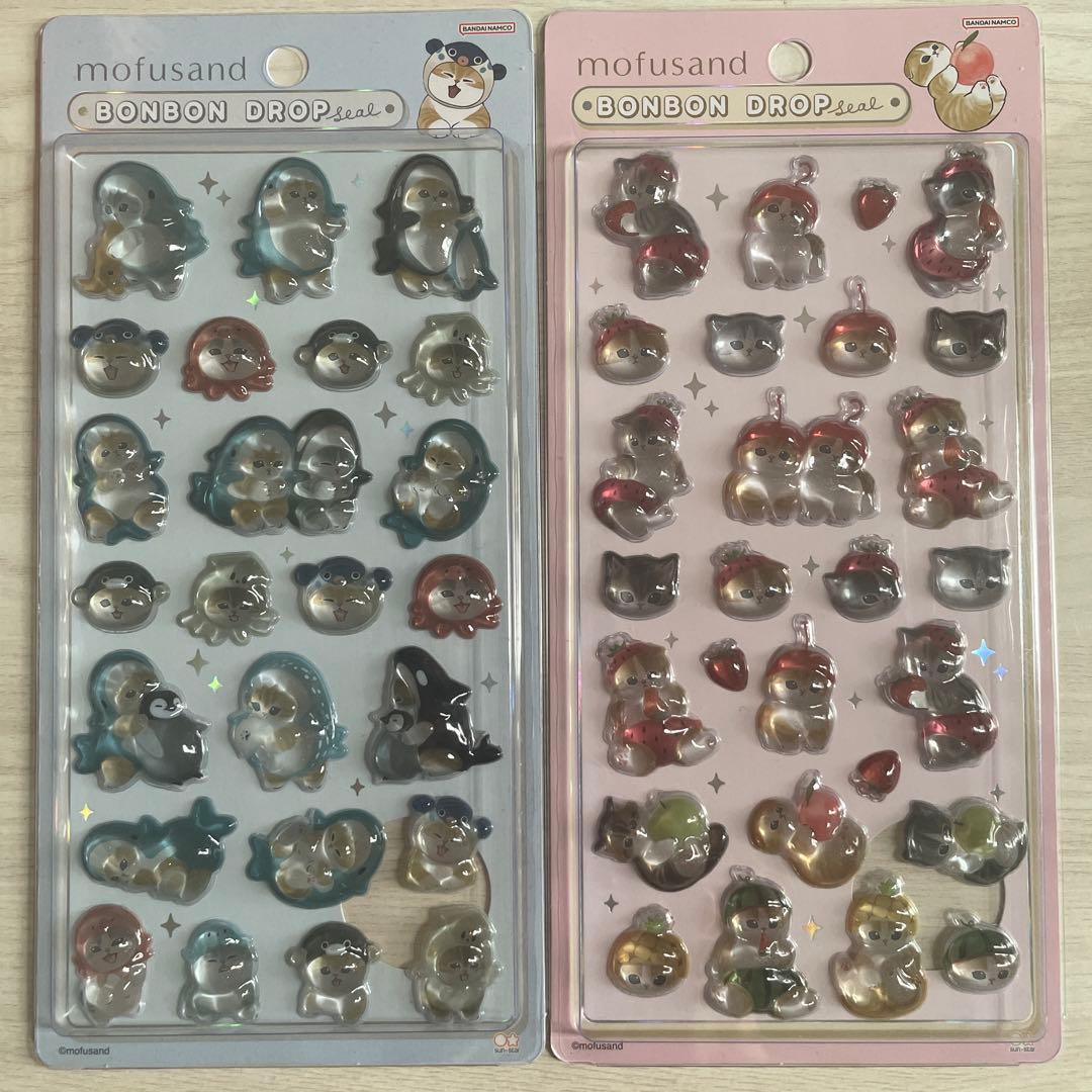 ボンボンドロップシール mofusand セット