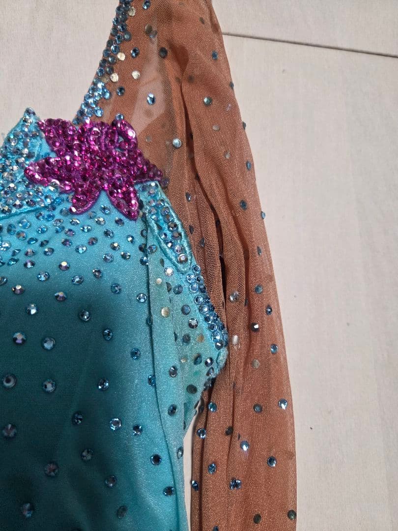 Chacott チャコット 凛舞 英国製 豪華ラテンドレス 社交ダンス ルンバ