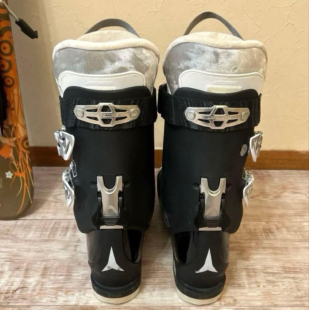 ◾️ショートスキーセット　板99㎝ ブーツ25.5㎝ 女性用　レディース用