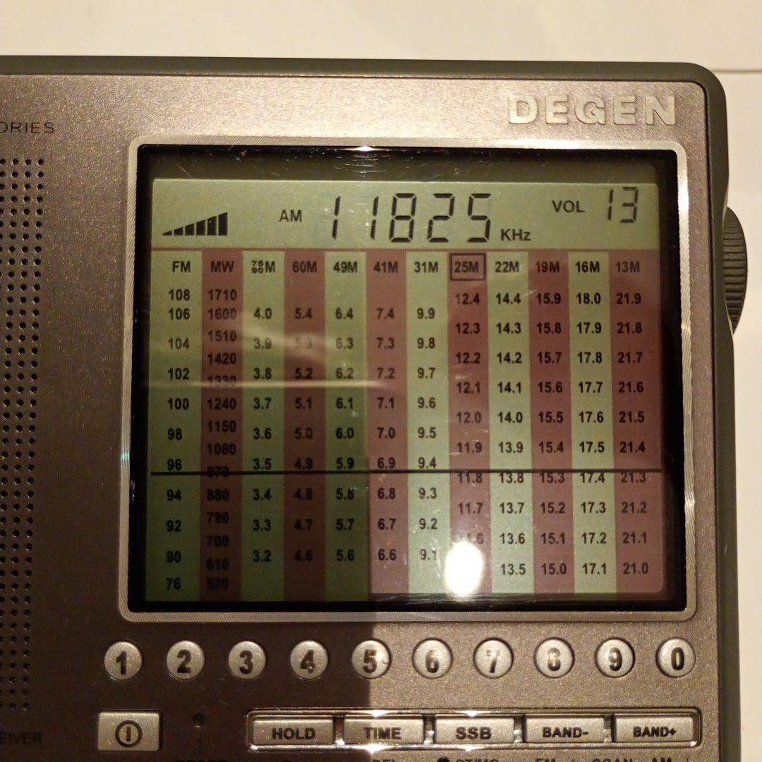 DEGEN 高感度BCLラジオ DE1103 動作品。 ブックサイズです