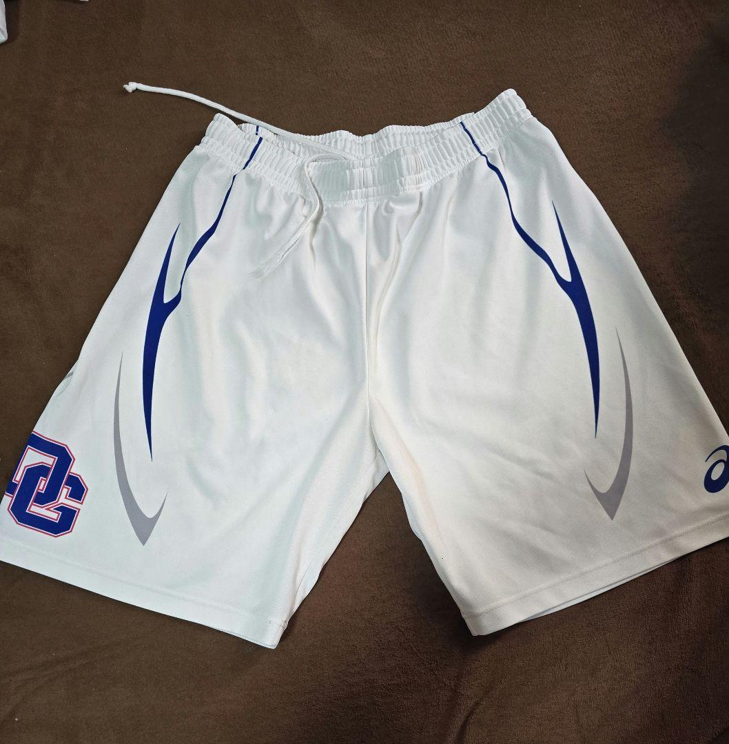 桜花学園高等学校　バスケ　ユニホーム試合用パンツ　白