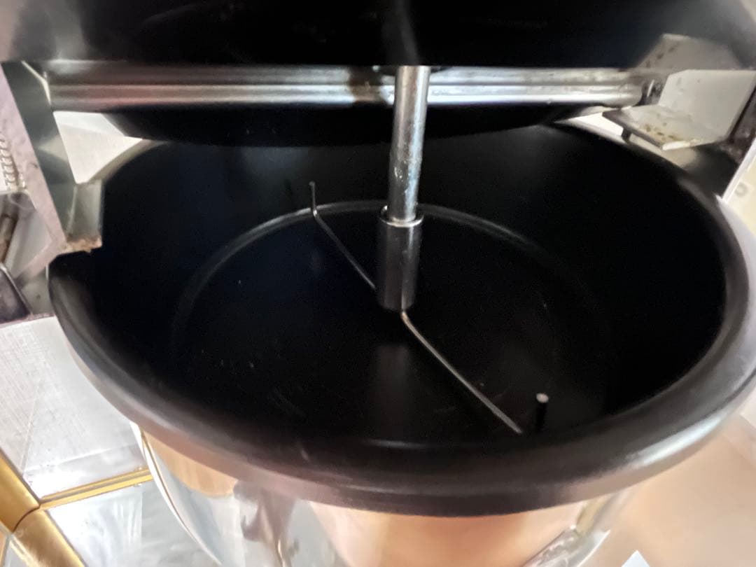 eモンズ ポップコーンメーカー 赤/金